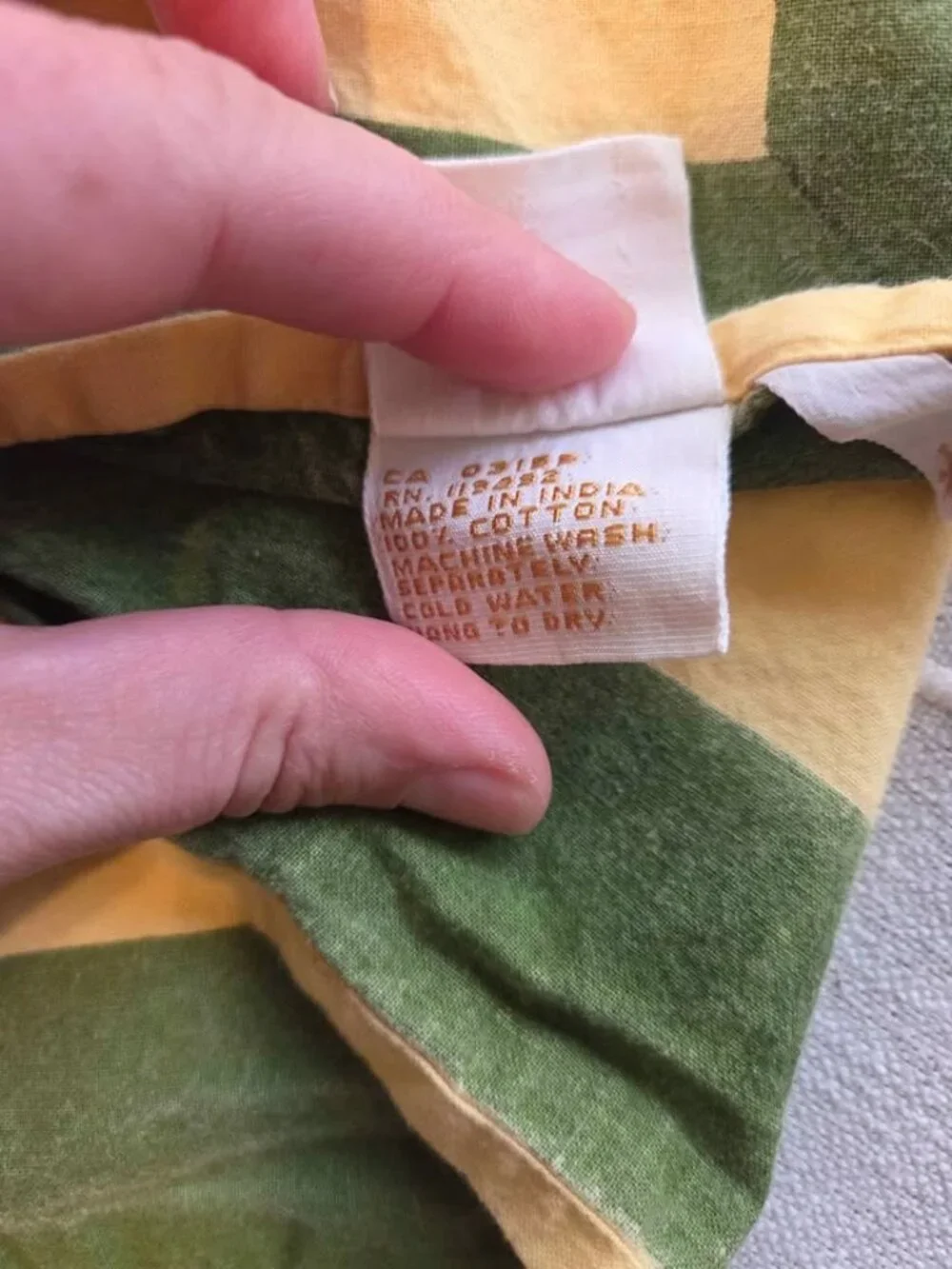 April Cornell breakfast cloth approximately 53